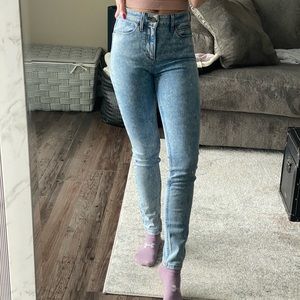 Guess acid wash jeans